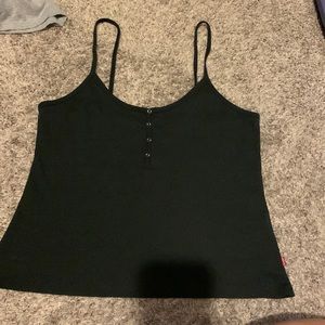 Black Levi's ribbed tank top